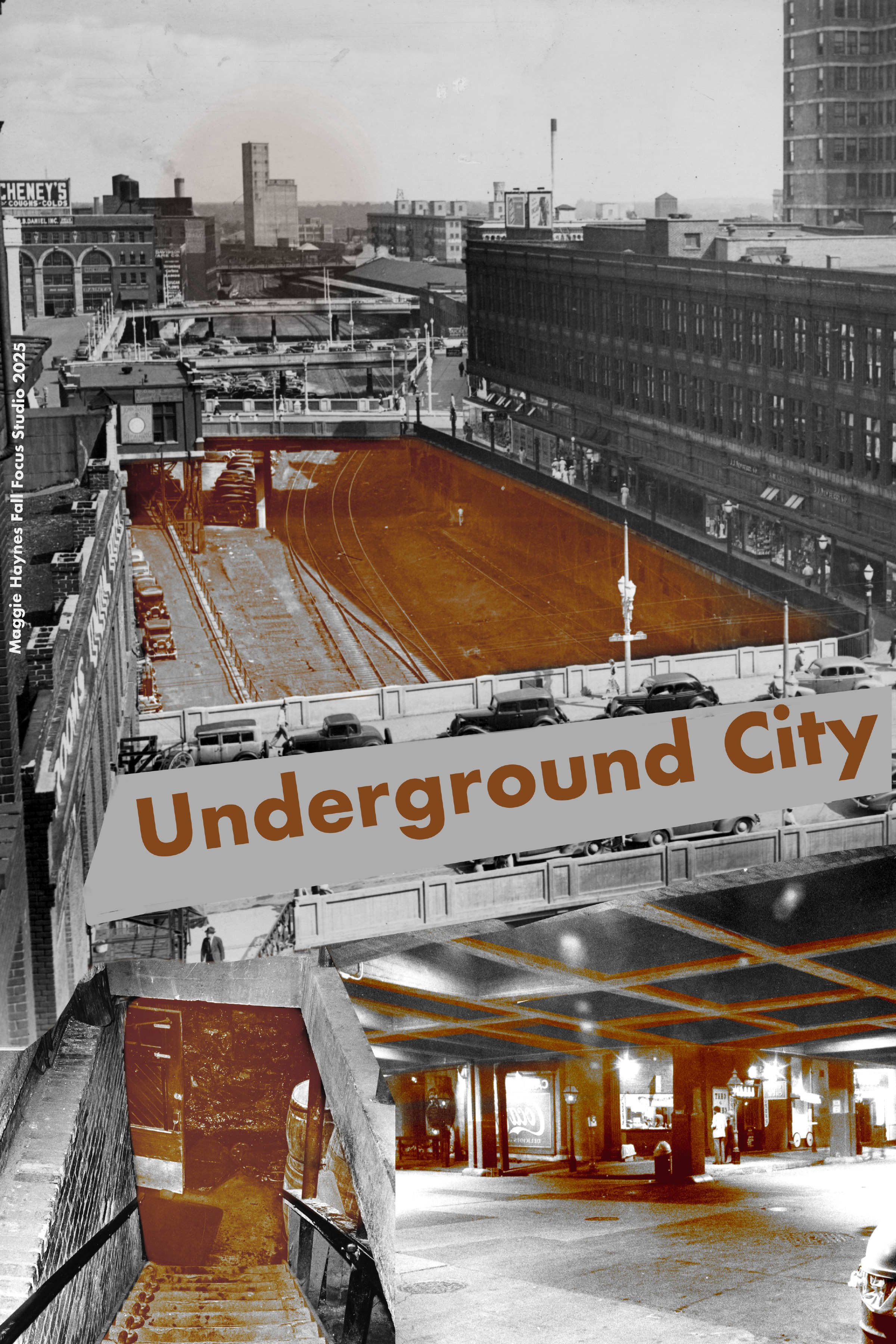 Underground City collage